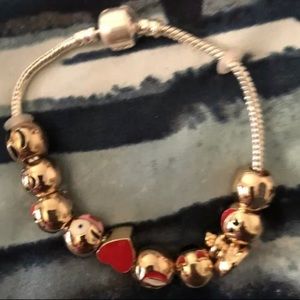 Emoji Charm Bracelet With 10 Emoji Animal Charms